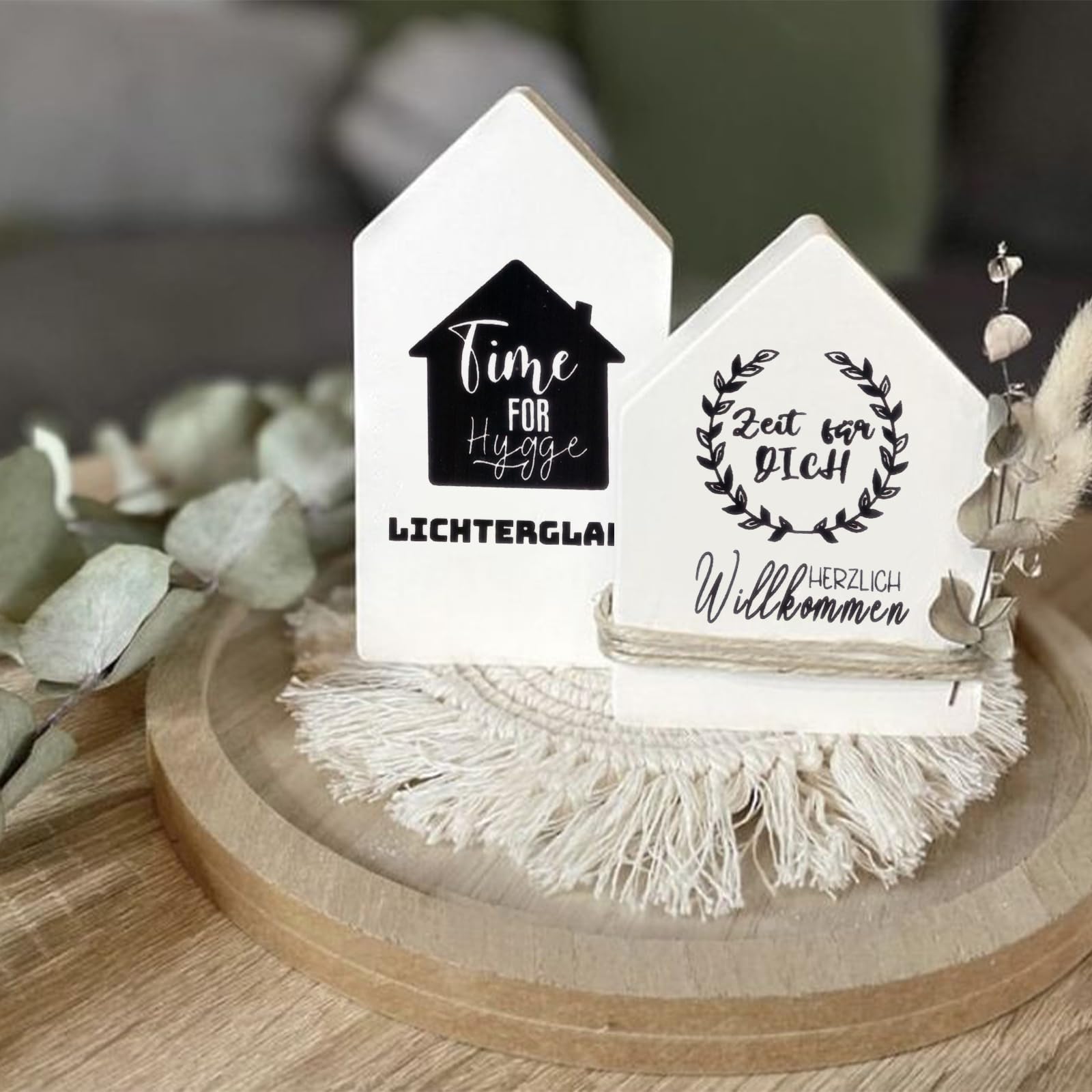 Lot De 6 Autocollants Transferts (Rub On) - 21x14.5 Cm - Pour Décorer Bougies, Verre, Bois, Céramique - DIY Noël, Cadeaux