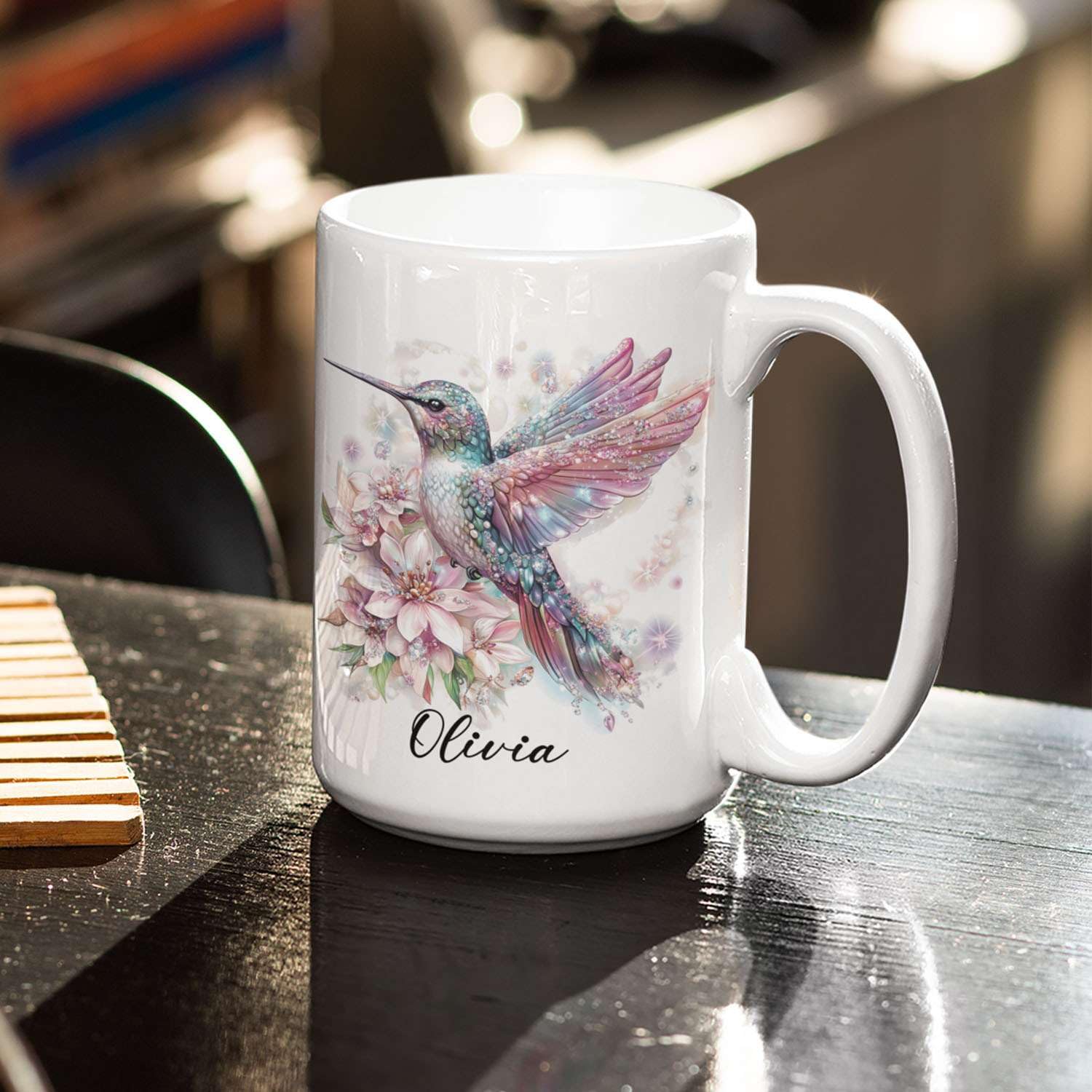 Amazon.com: Hummingbird And Flower Cup, Customized Bird Ceramic Mug, Cup  With Animal Themed, Personalized Hummingbird Coffee Mug, Animal Accent Cup,  Custom Name Bird Mug 11oz 15oz, Gift For Coworkers : Home &