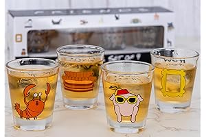 Friends Shot Glass Set: The Perfect Gift for Die-Hard Fans!