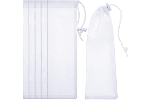 6-Piece Laundry Filter Bag Lint Catcher for Washing Machines and Drain Hoses