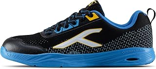 Hundred Men Court Flyer Non-Marking Badminton Shoes | Indoor Court Shoes for Badminton &amp; Indoor Sports | Lightweight, Brea...
