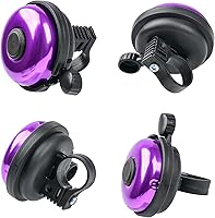 Vista 4 de Timbre clásico de bicicleta, timbre de bicicleta de aluminio, sonido fuerte, nítido y claro, para adultos y niños