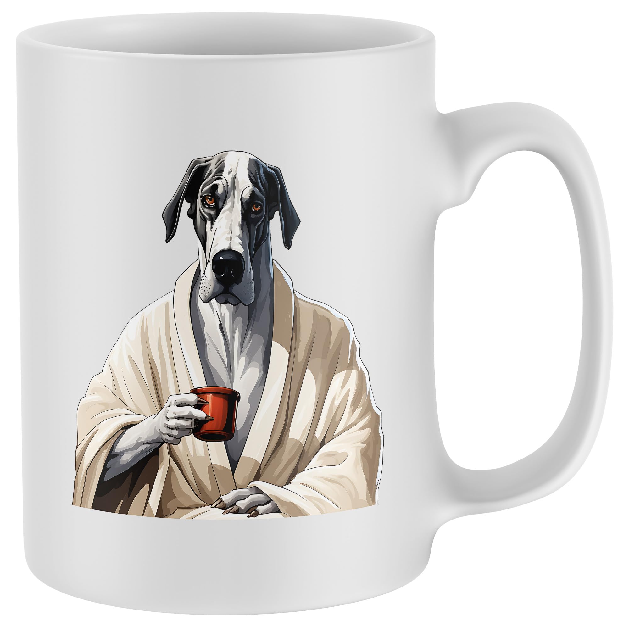 Purple Print House Great Dane Mug Cute Puppy Men Women Christmas Stocking Gift Cup