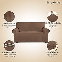 Vista 3 de Easy-Going Stretch Sofa Slipcover 1-Piece Sofa Cover Furniture Protector Couch Soft with Elastic Bottom for Kids, Polyester Spandex Jacquard Fabric