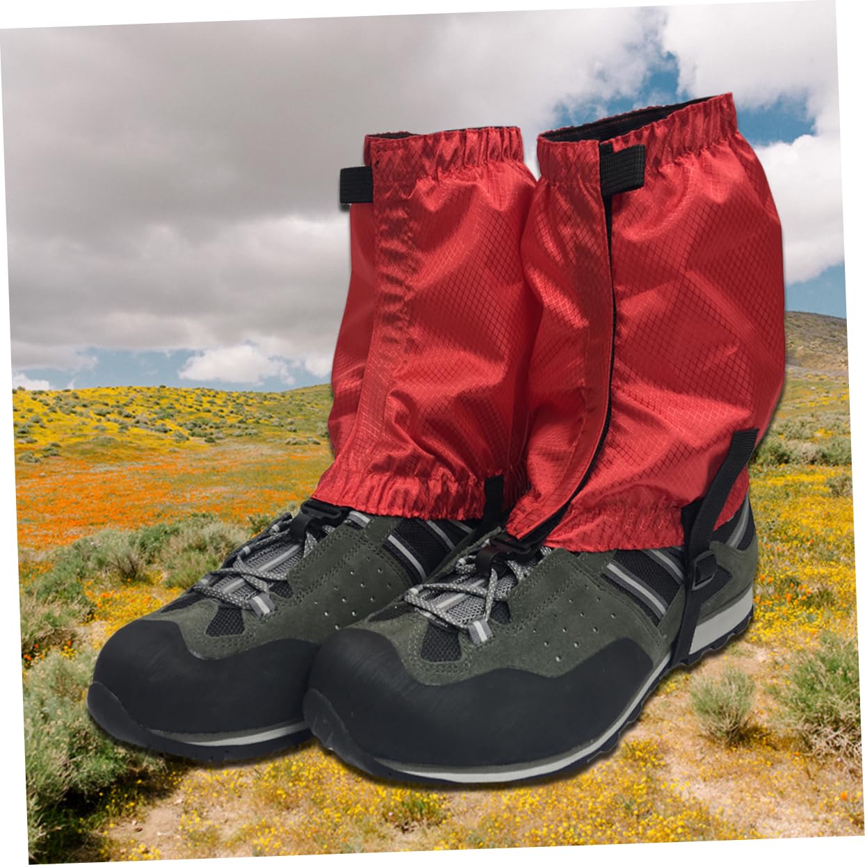 BESPORTBLE 3 Paires Guêtres Anti-déchirure Jambières De Serpent Guêtres De Marche Protège-Chaussures Guêtres De Bottes d'escalade Guêtre De Marche Voyage Amulette Protection Contre La Neige
