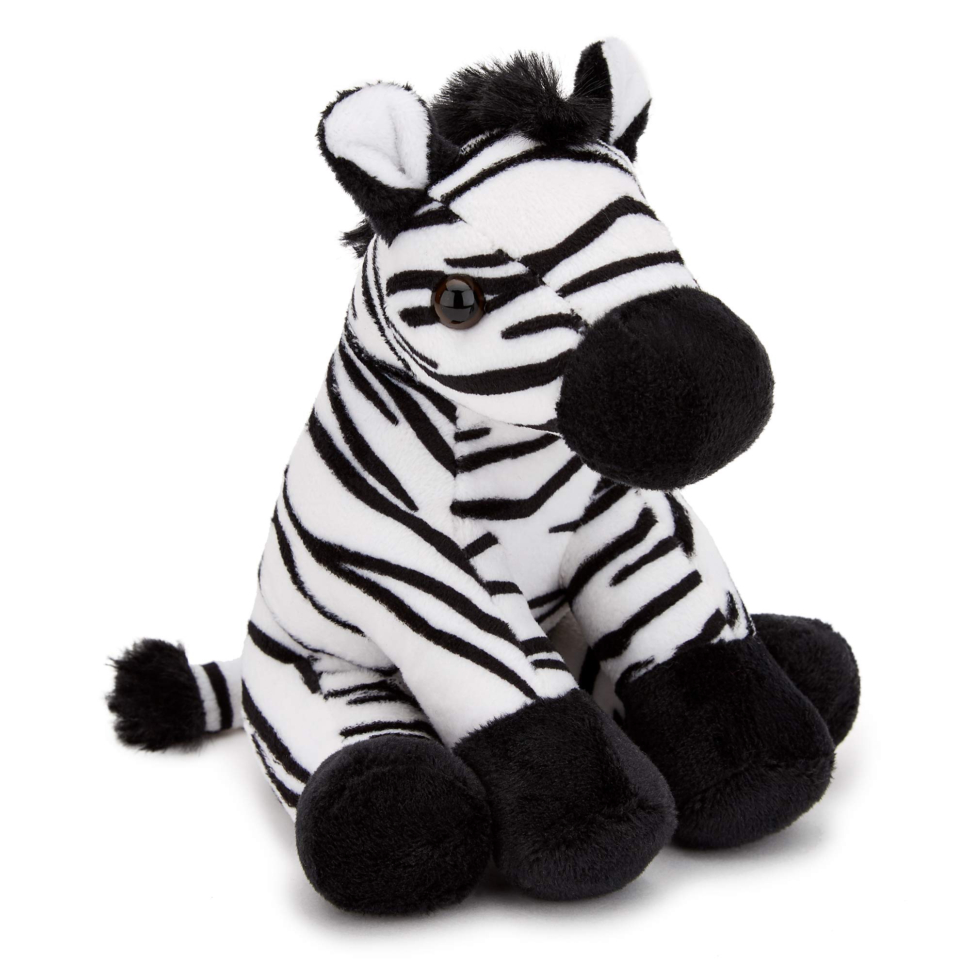 Zappi CoChildren's Soft Cuddly Plush Toy Animal - Perfect Perfect Soft Snuggly Playtime Companions for Children (12-15cm /5-6") (Zebra)