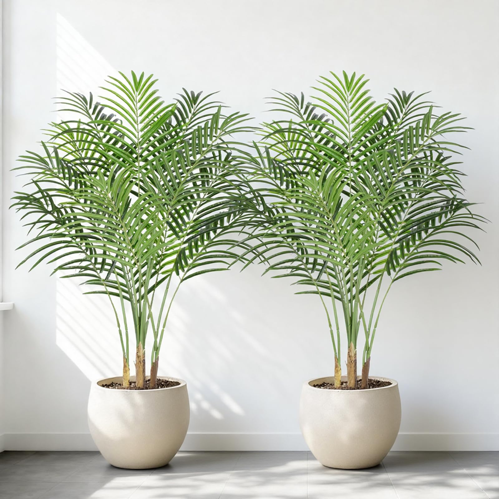 Mica Decorations Kunstplant - Areca Goudpalm - Palm - 150 Cm