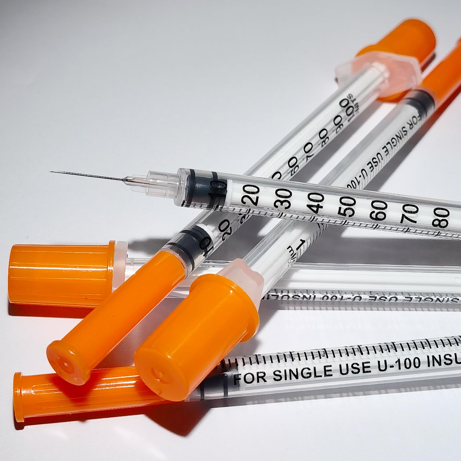 Paquete de 100 pipetas de plástico desechables de laboratorio de 1 ml/cc de 30 Ga (0,3 x 13 mm), selladas individualmente