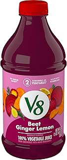 V8 Beet Ginger Lemon 100% Vegetable Juice, 46 fl oz Bottle