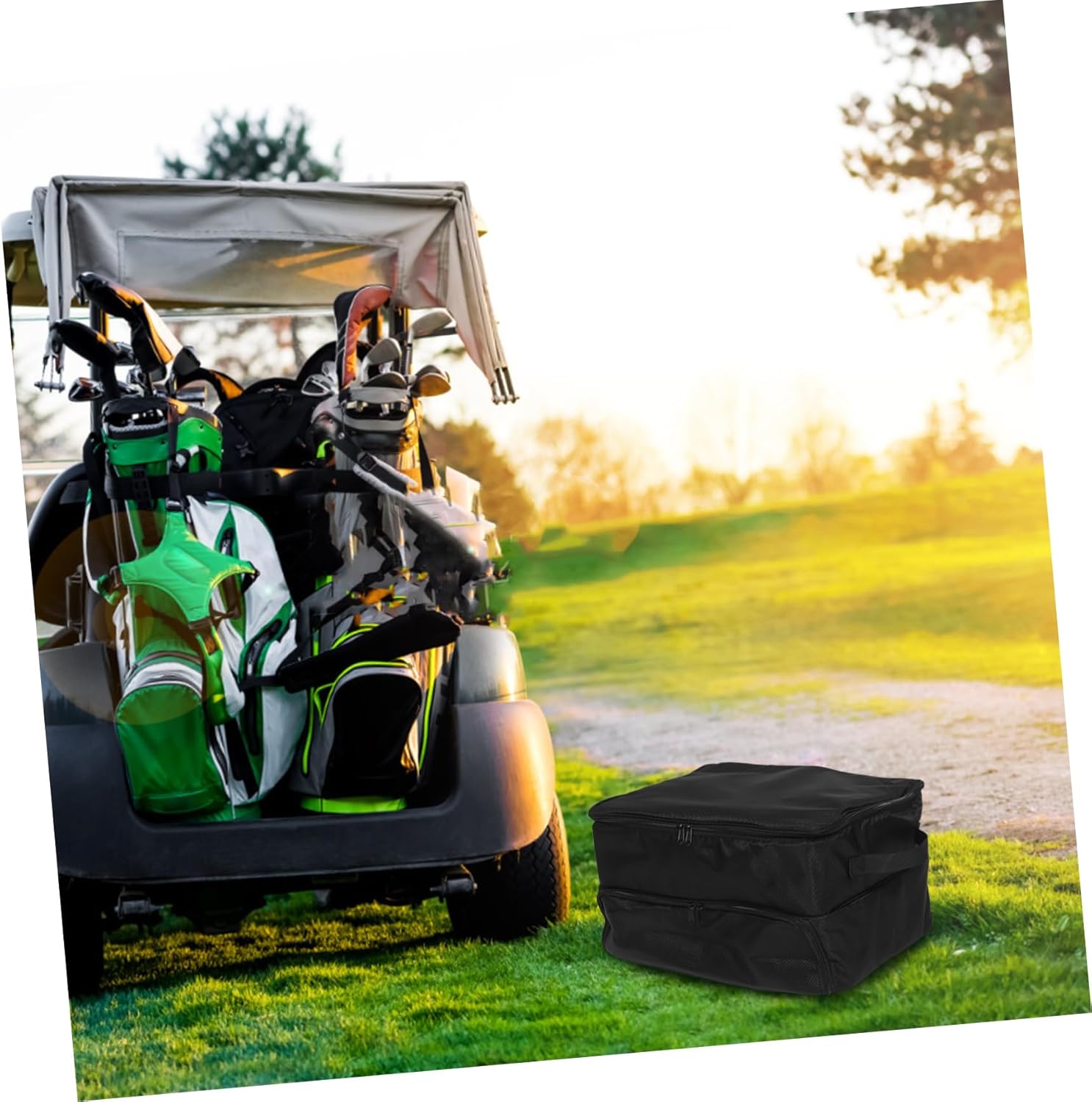 Golf Trunk Organizer Bag Portable Large-Capacity Golf Storage Pouch for Car Versatile Use for Sports and Travel for Men