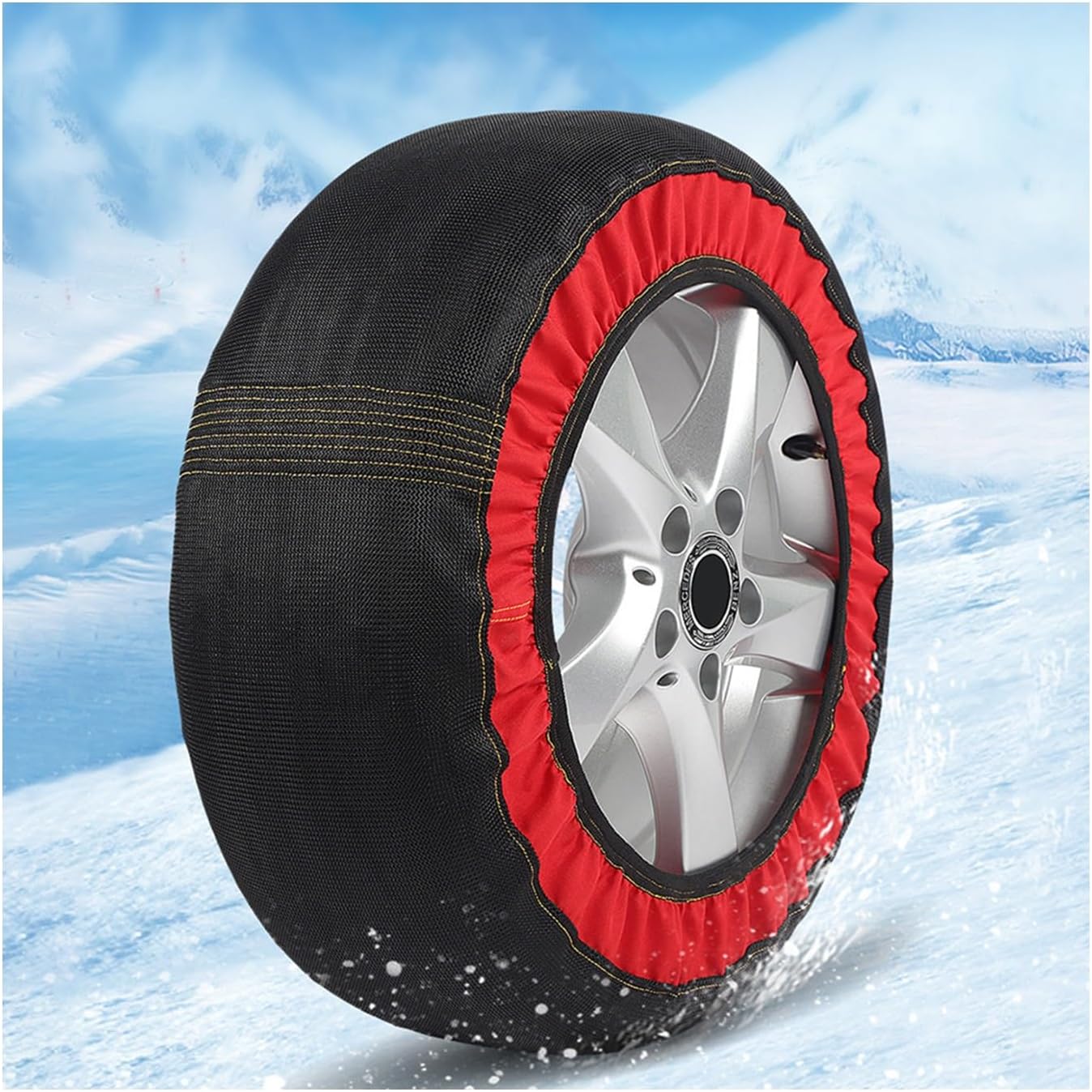 Tire Socks，Snow Tire Socks，Easy And Quick To Install, Suitable For Cars, Trucks, And Suvs, And Effective On Mud, Sand, Snow, Ice, And Off-Road Conditions.(265/60R18)