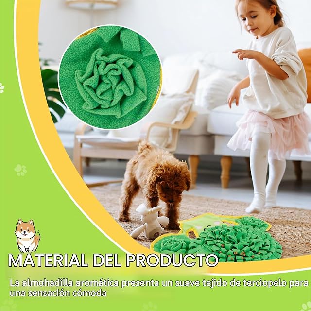 Foto 5 de 8 de Alfombra Olfativa Perros, Juegos Interactivos para Perros, Alfombra Olfato Lavable para Perro