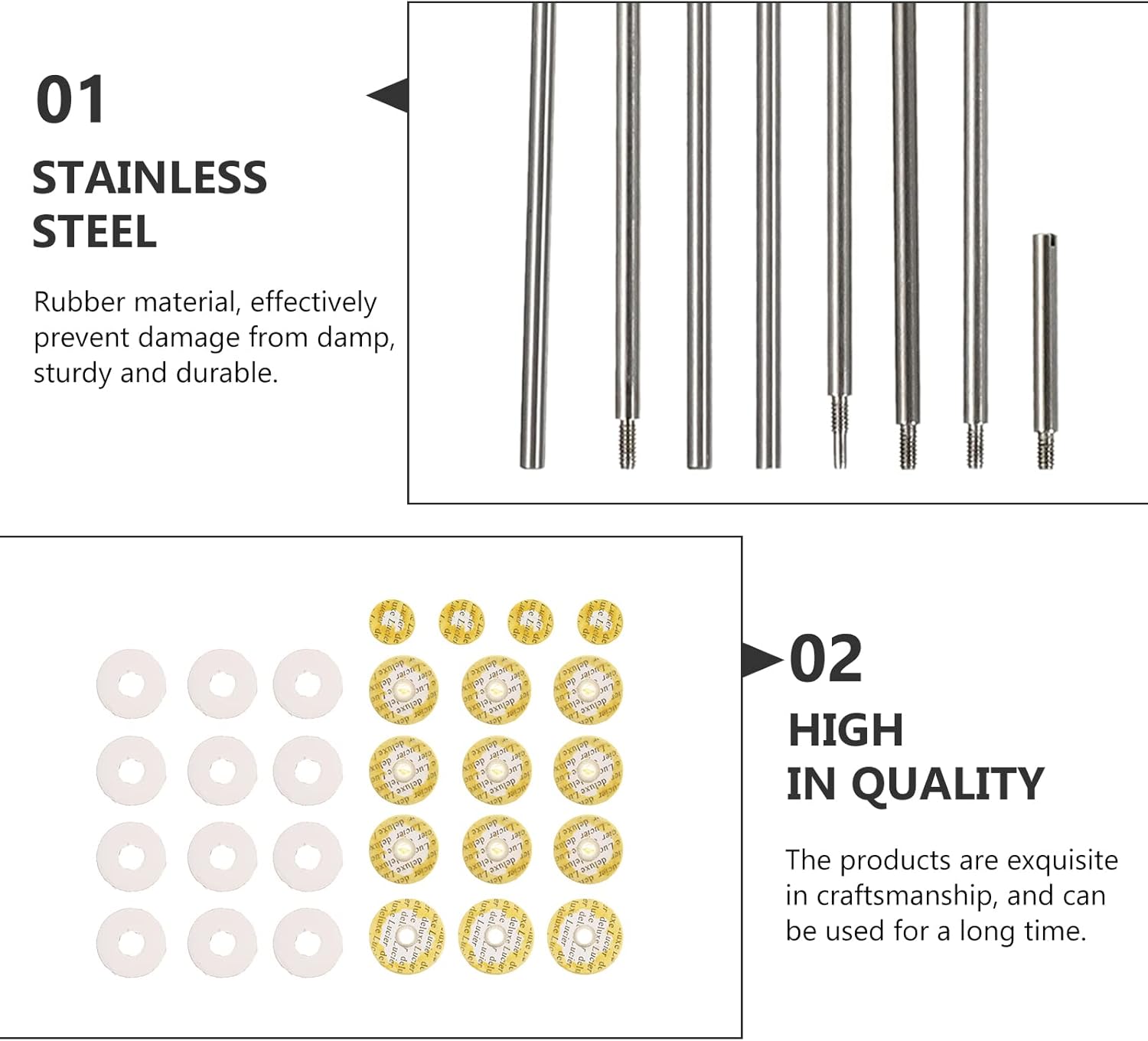 FARUTA 1 Set Flute Repair Parts Screws Flute Maintaining Kits Flute Repair Parts Kits -