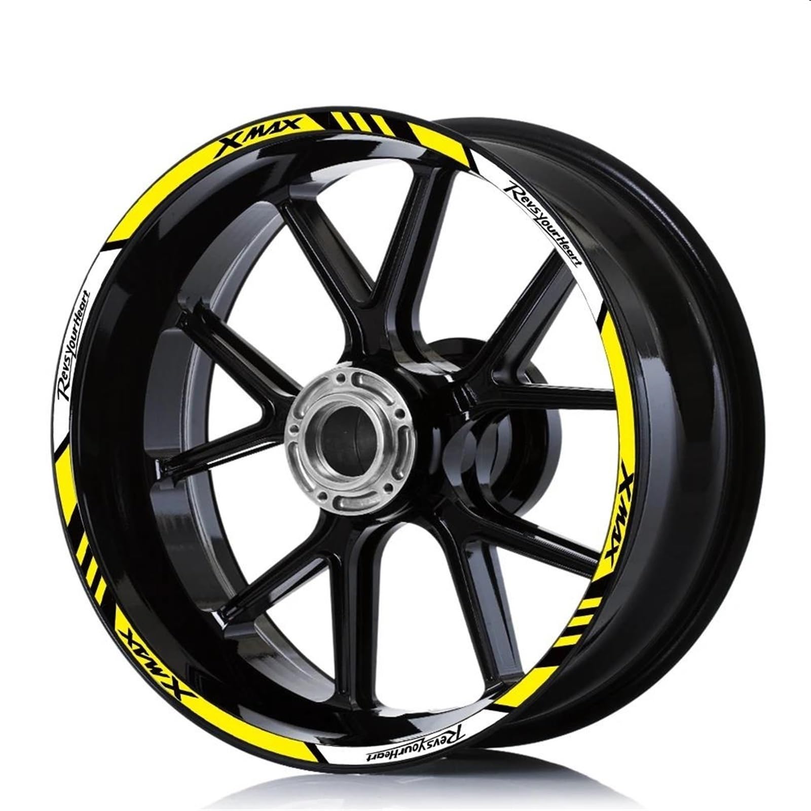 Motorcycle Wheel Stickers for Yamaha Xmax Xmax 125 250 300