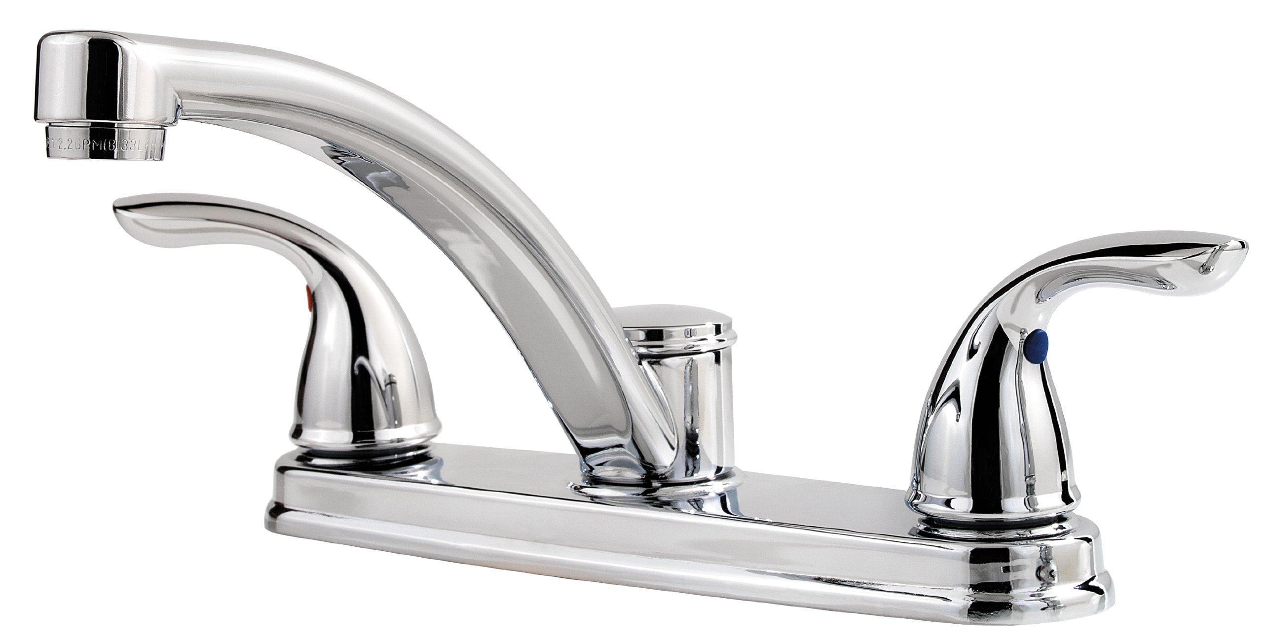 Pfister LF0353THC Delton 2-Handle Kitchen Faucet, Polished Chrome, 1.8 gpm