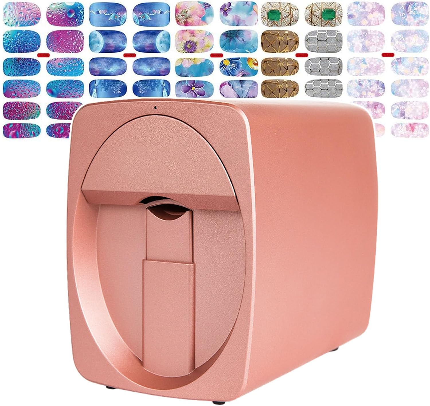 Home Nail Art Device,Portable Mobile Nail Painting Machine,Drawing Time: 25-30s,Mobile Phone Control, Customized Pattern,for Beauty & Personal Care,Save Time & Energy,C