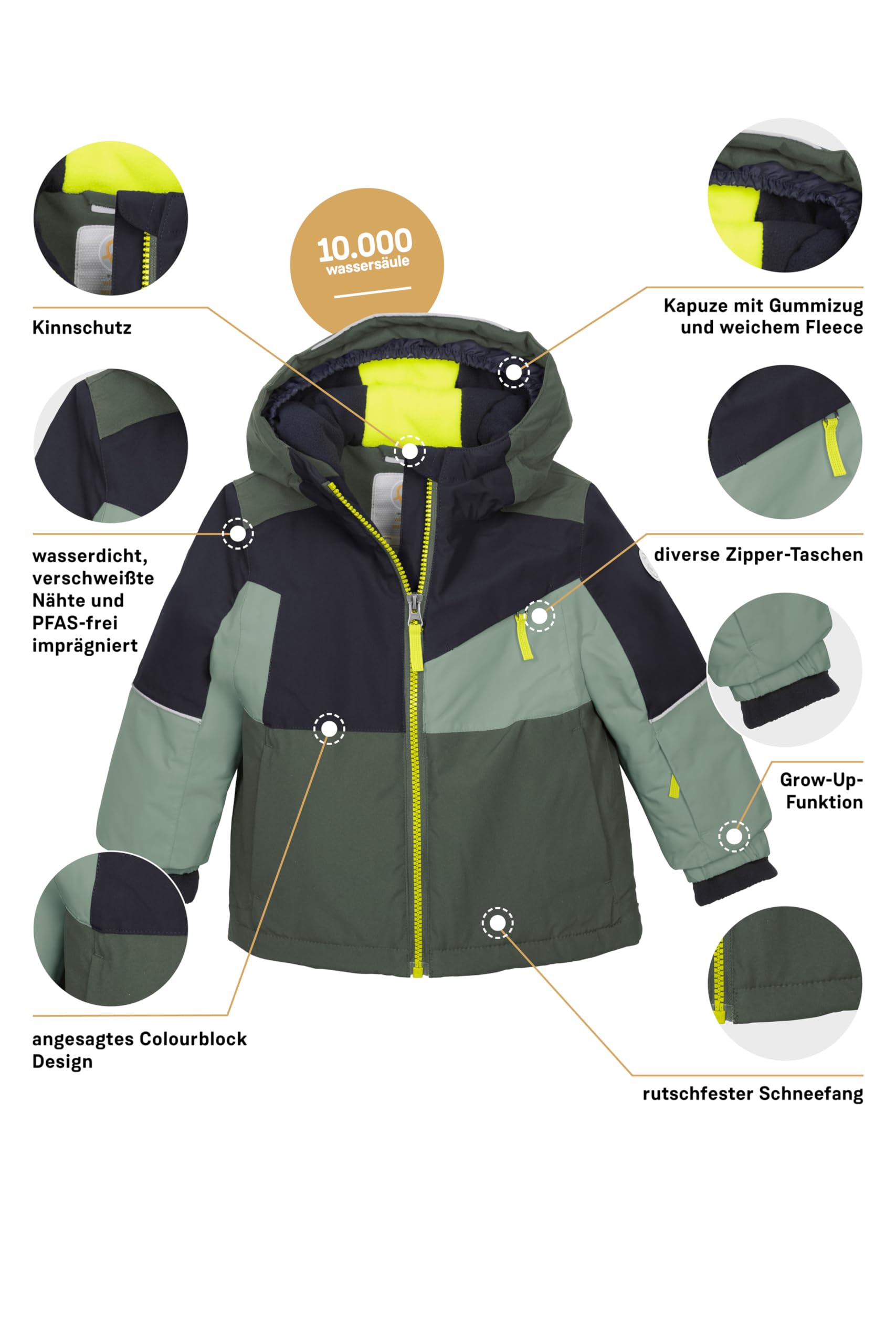 Killtec Fisw 42 Mns Ski Jckt Chaqueta de esquí funcional con capucha y protección contra la nieve Unisex bebé