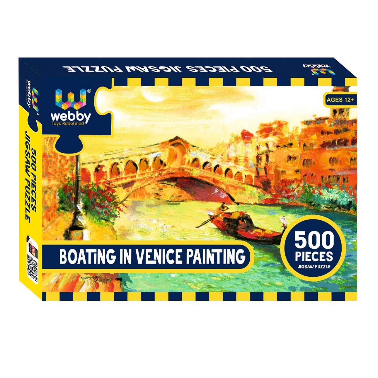 Webby Boating in Venice Painting Jigsaw Puzzle, 500 Pieces (B08G264HZS) Amazon Price History, Amazon Price Tracker