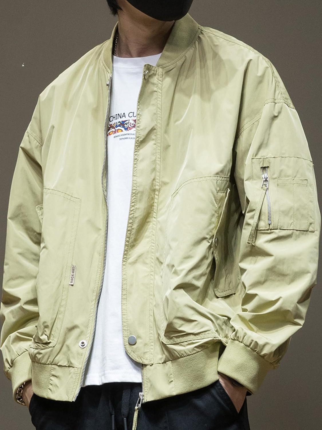 Autumn and Winter Casual Jacket Outerwear, Sports Cardigan Baseball Jacket for Men