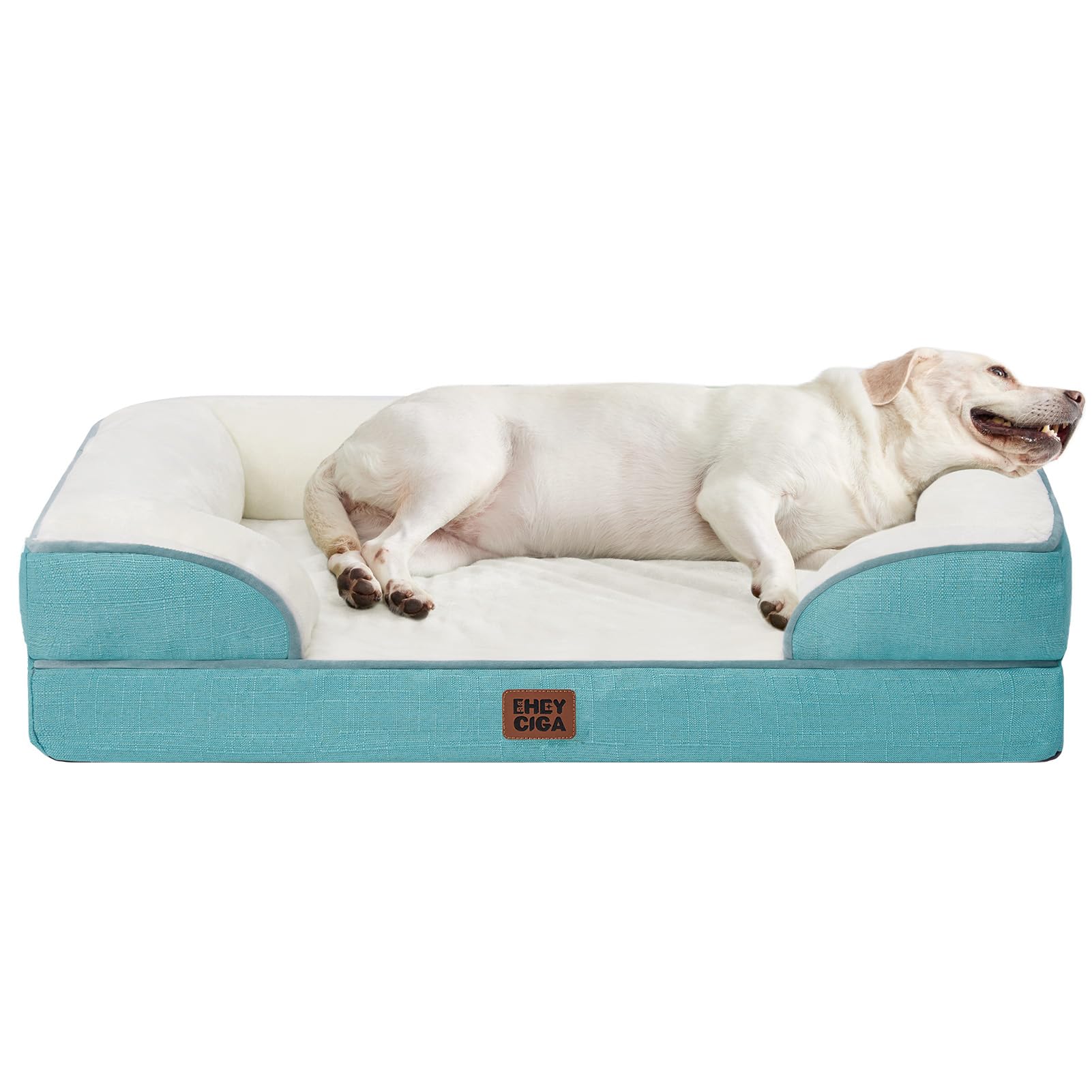 EHEYCIGA Orthopedic XXL Dog Bed, Waterproof Washable XL Big Pet Bed 46"