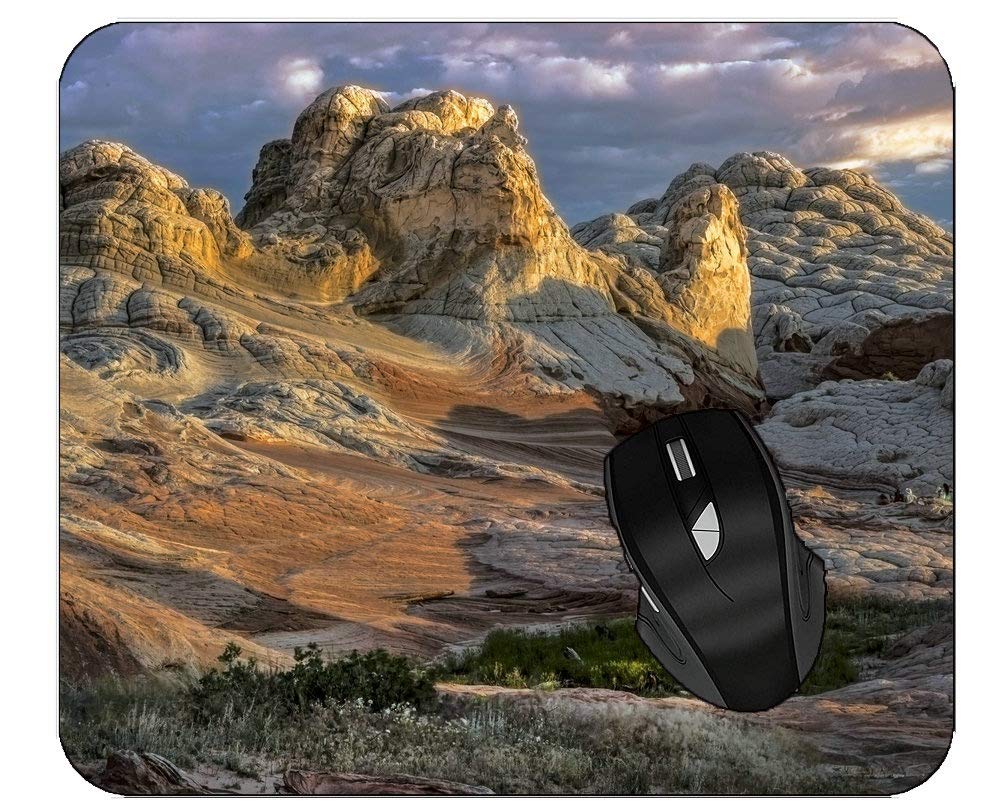 Gaming Mouse Pad Rock Mountain Non-Slip Rubber Mousepad