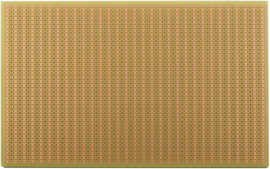 PR2H3U ProtoBoard-2H-3U, 2-Hole Strips, 1 Sided PCB, 3.94 x 6.30 in (100 x 160 mm)