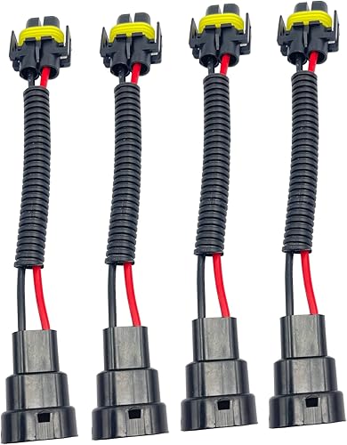 4 unids 9006 9005 a H11 H8 Refit arnés de cableado enchufe extensión cable de conversión adaptador de conector de cable faro antiniebla luces de