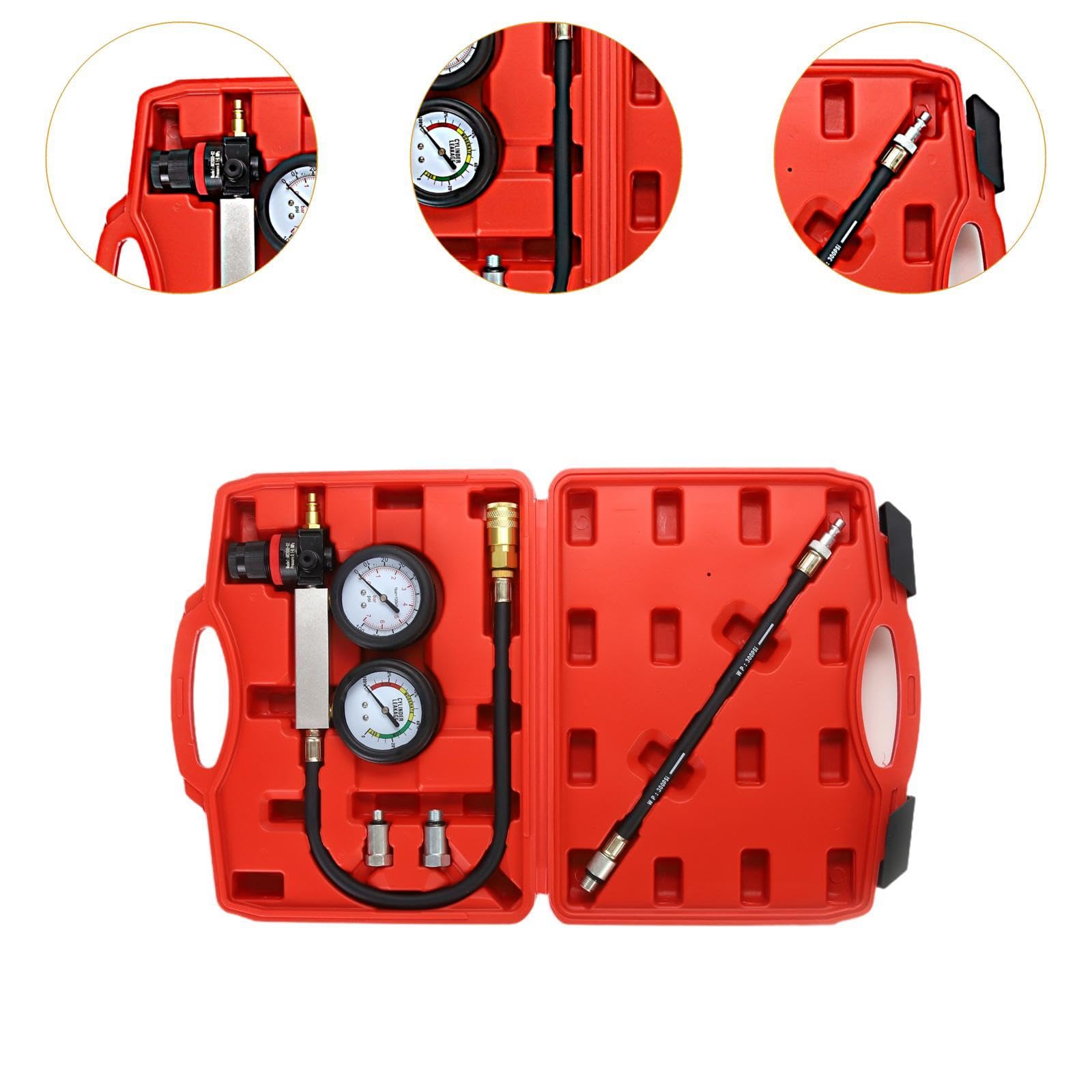 Kit de Comprobador de Compresión de Motores para Camiones Y Automóviles