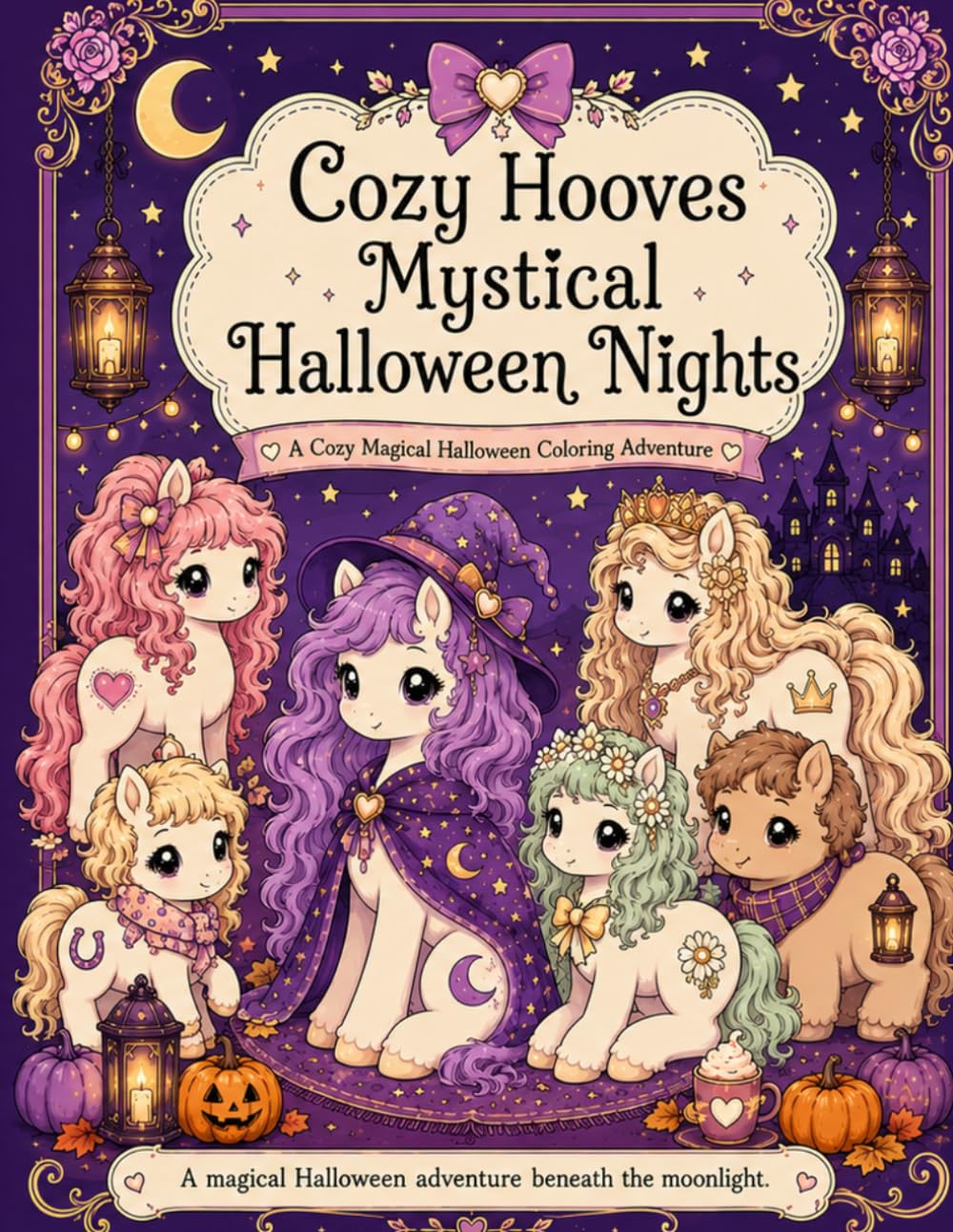 Cozy Hooves: Mystical Halloween Nights: A Cozy Magical Halloween Coloring Adenture (Cozy Hooves Coloring Series)