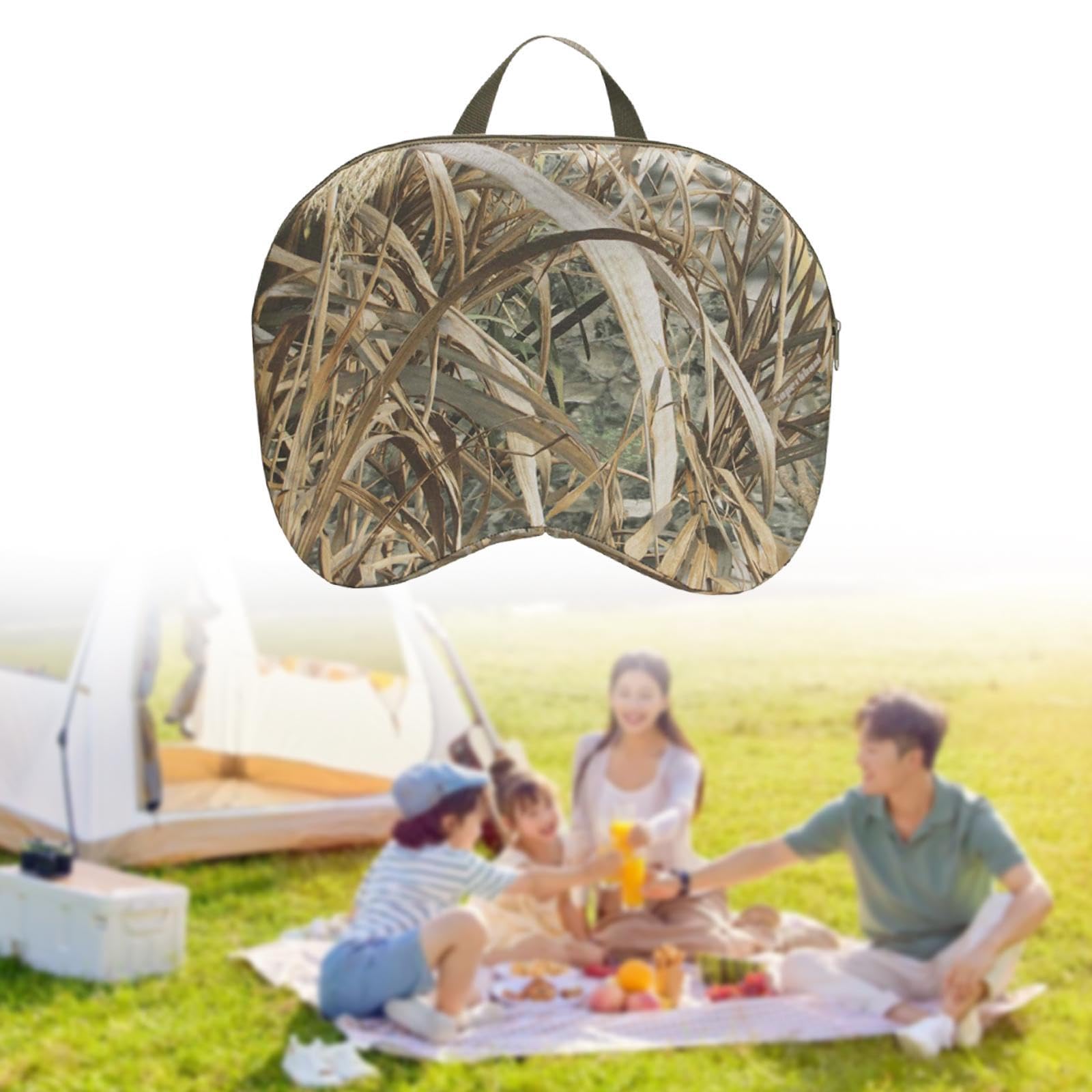 Fenteer Jagd Sitzkissen Sitzpolster tragbares Sit -Pad Weichstadiumpolster mit Griff für Park Angelgarten Terrasse Rucksackpicknick