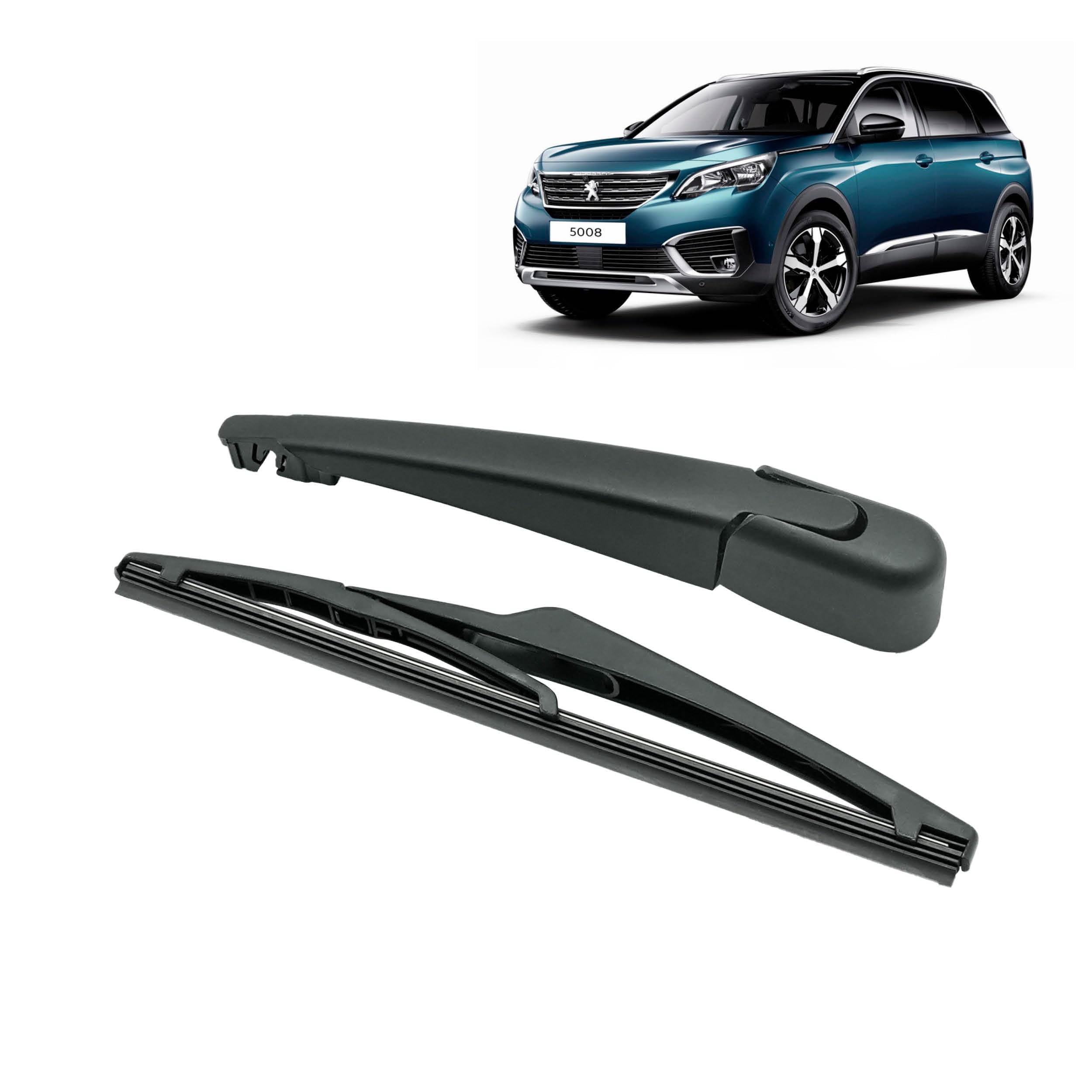 Bras essuie glace arrière compatible pour Peugeot 5008 (2) (2017-2024). AVEC BALAI D’ESSUIE-GLACE ARRIÈRE. 1619237280