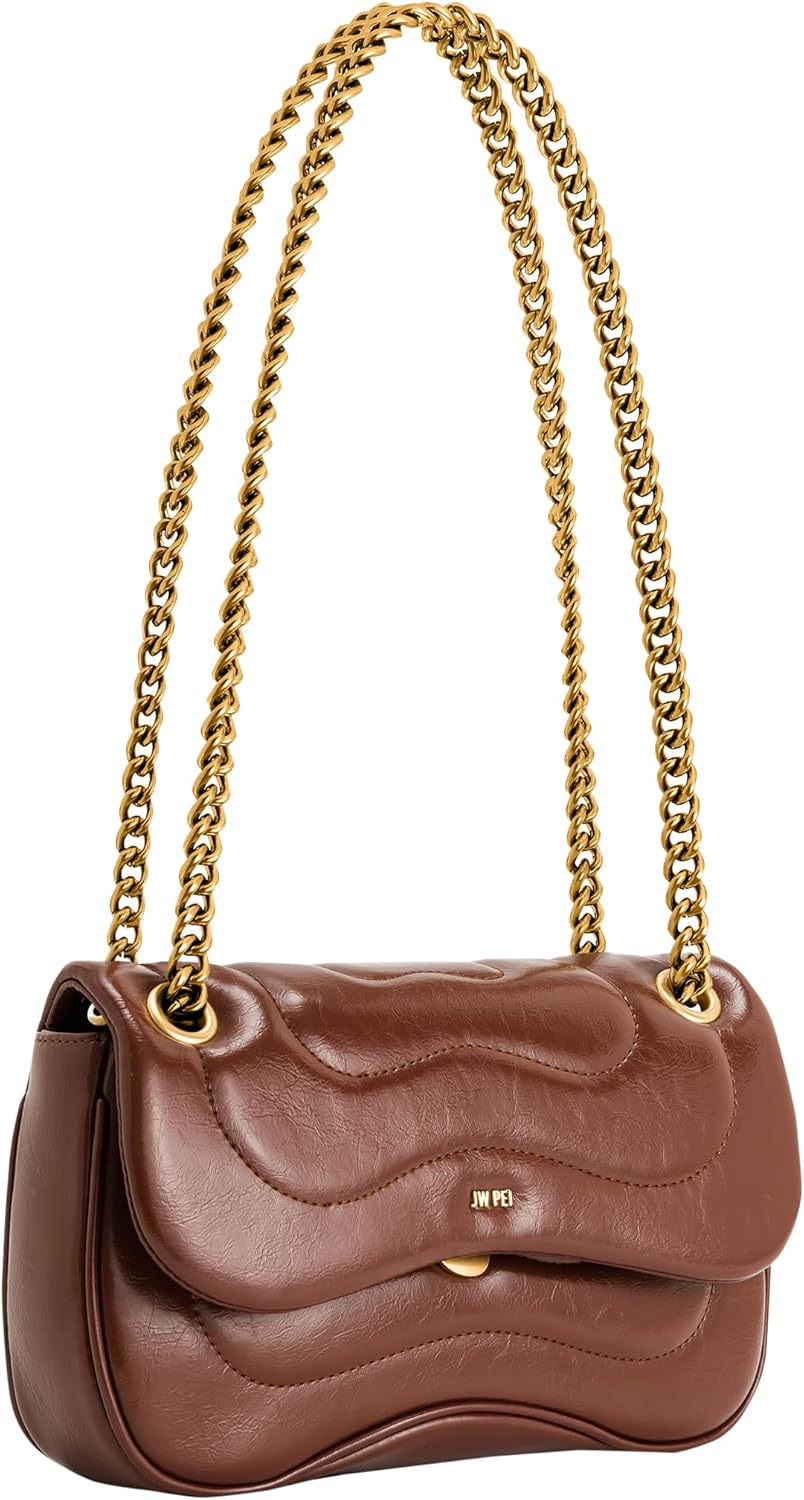JW PEI Women's Tina Quilted Chain Crossbody | Quilted, Chain - Image 3