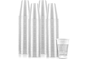 200-Pack 12 oz Clear Plastic TashiBox Cups