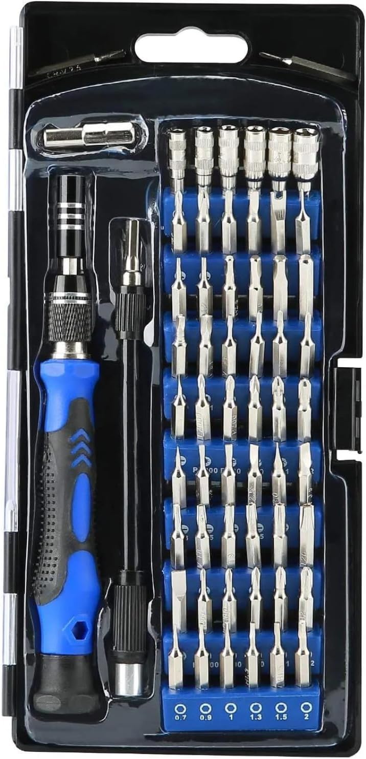 Precision Screwdriver Set,60-Piece Electronics Precision Screwdriver In 1 With 56 Bits Multi-Type Magnetic Screwdriver Kit, Stainless Steel Professional Repair Tools Kit For Phone, Laptop, PC, Camera
