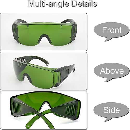 Miniatura 3 de Gafas de seguridad para hombres, gafas de seguridad con filtro de luz para protección ocular, gafas protectoras industriales con estuche para