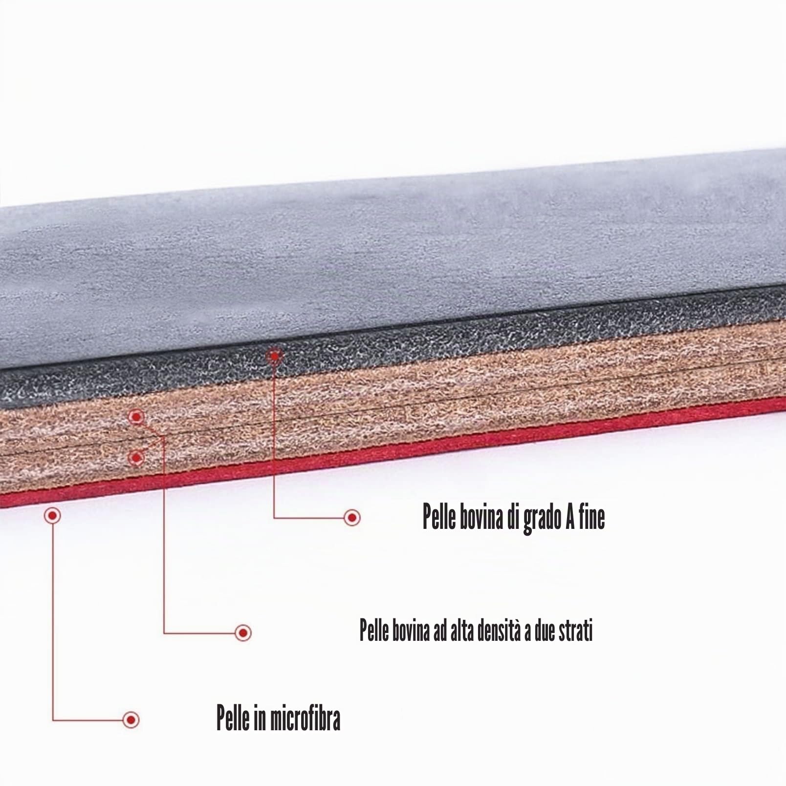 Cintura Powerlifting Uomo Pelle Bovina Cintura di Bloccaggio Automatica Rapida Cintura di Sollevamento Pesi Squat Deadlift Cintura di Sollevamento Pesi (Color : Red, S : 60-75cm)