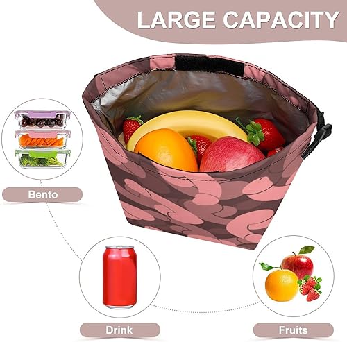 Miniatura 5 de Bolsa de almuerzo para el pene reutilizable, bolsa de almuerzo para comida, bolsa de mano para oficina, trabajo, viajes