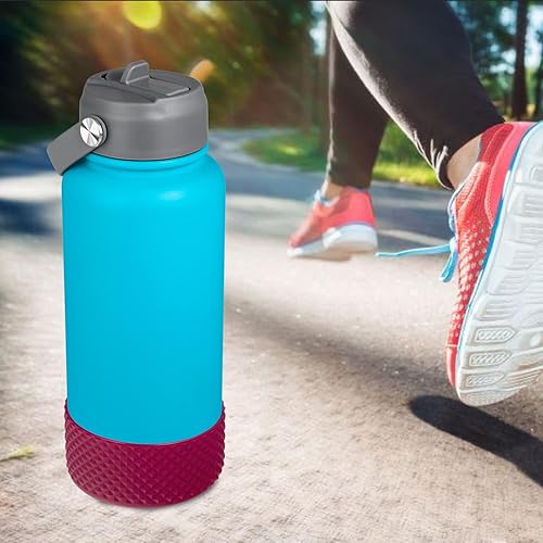 Miniatura 3 de Botas para botella de agua Hydro Flask de 32 y 40 onzas, bota para botellas de agua deportivas Hydroflask, funda inferior de silicona, accesorios de
