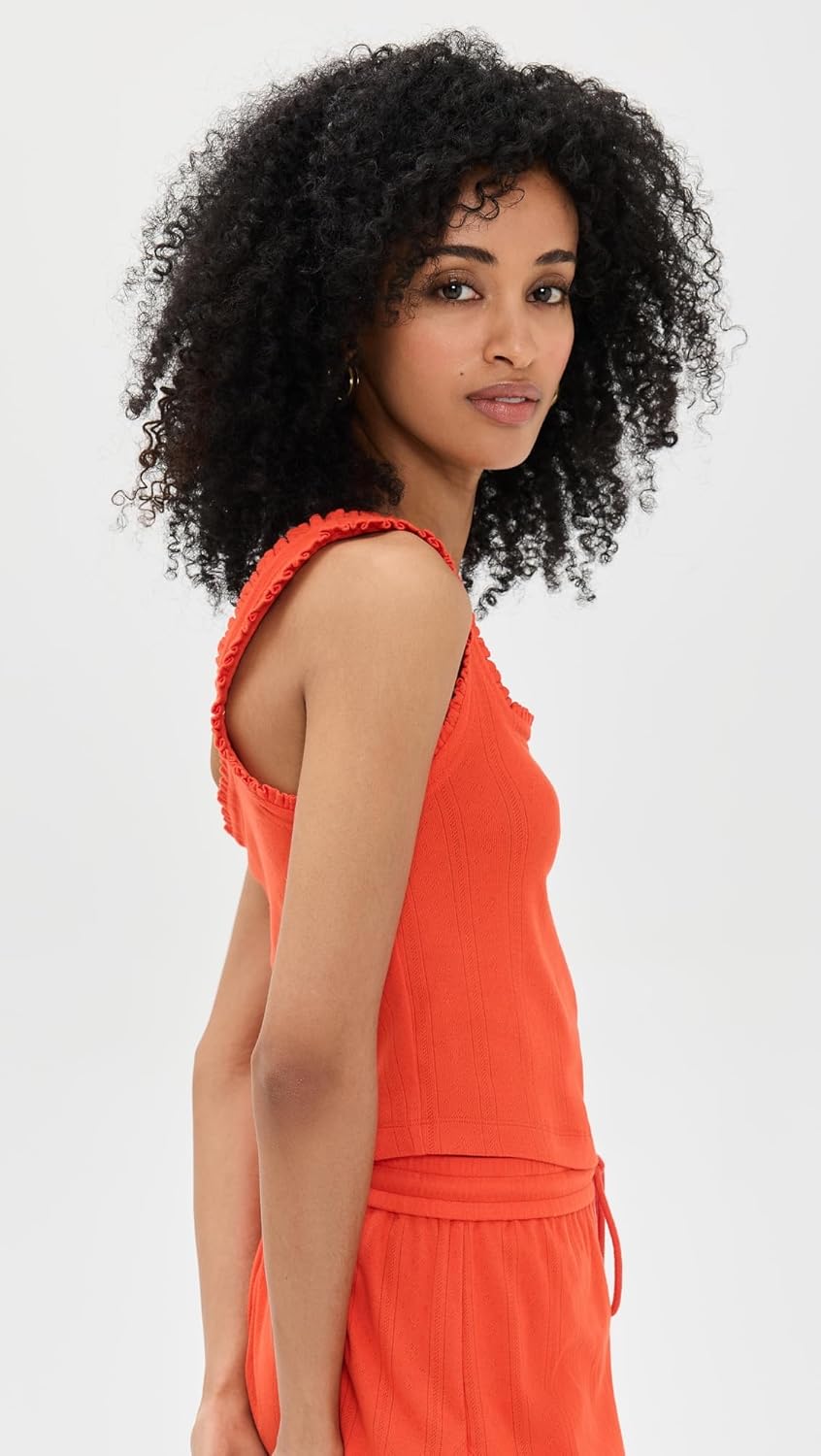 LE BOP Women's Luna Pointelle Tank - Image 4