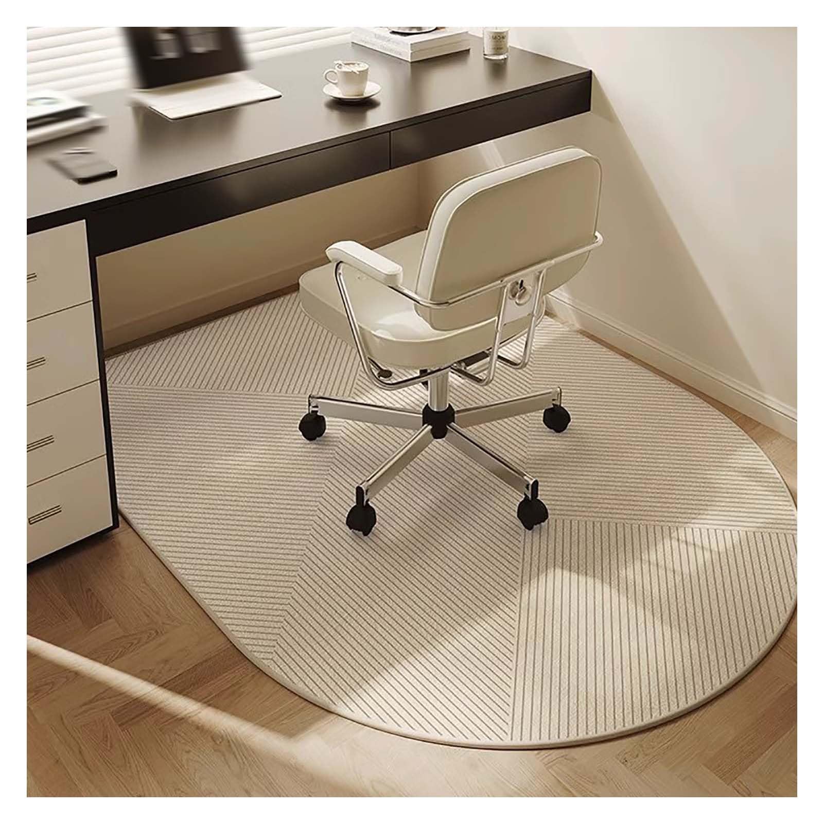 Tapis pour piano droit et chaise de bureau beige 120x80cm ApuaVireo&Co