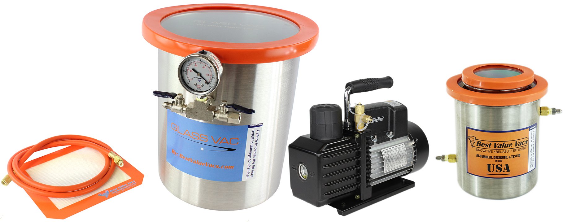 Buy Best Value Vacs Vacuum Chamber Kit GlassVac 3 Gallon