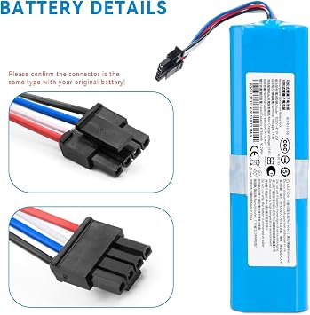 6800mAh Vacuum Battery Replacement for Eufy RoboVac L70 Hybrid L10 T2190 T2190G21 Eufy 360 S9 Eufy 360 X90 Eufy 360 X95 Robot Series INR18650M26-4S2P Vacuum Cleaner with Tools