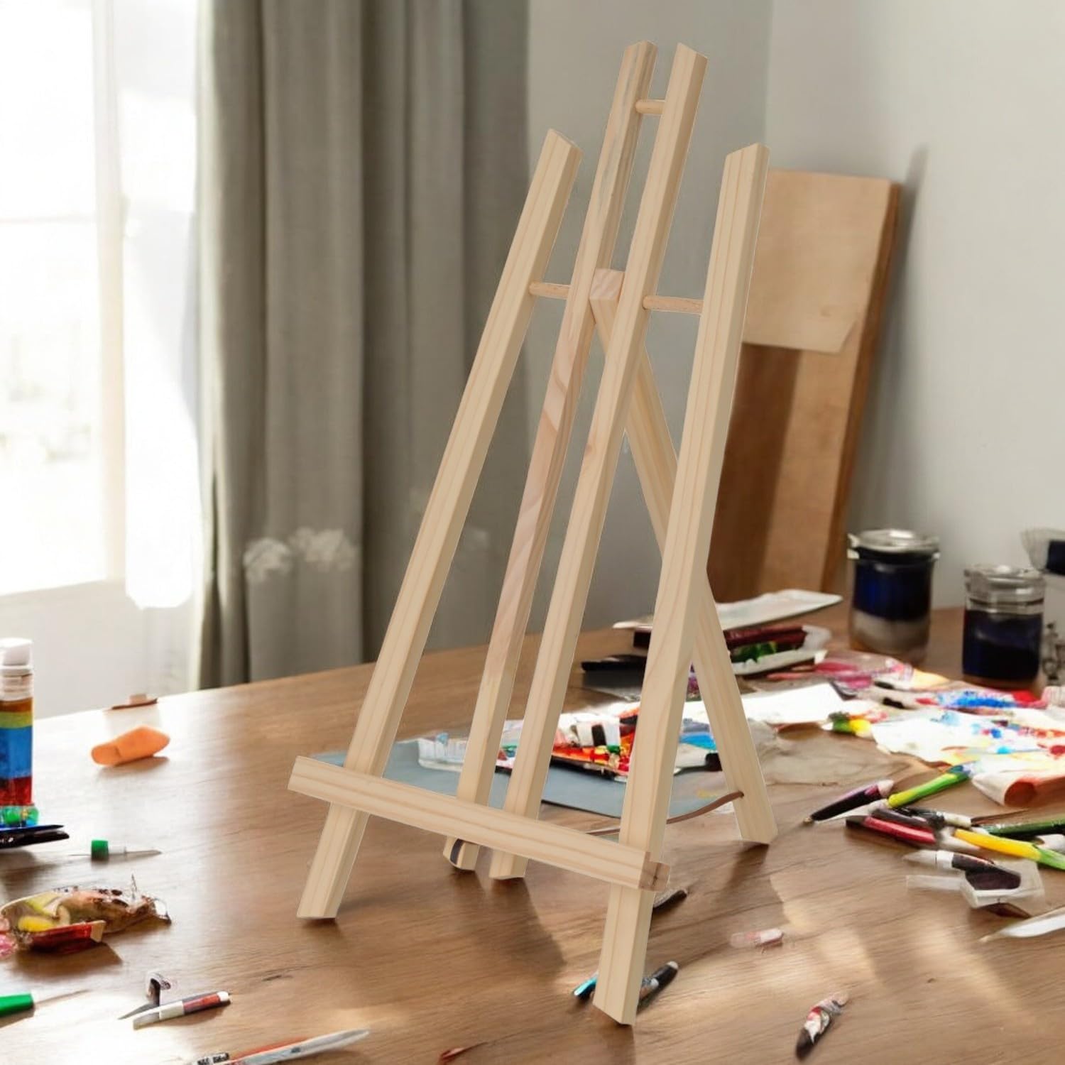 Artina kit peinture acrylique 25pcs avec chevalet de table London