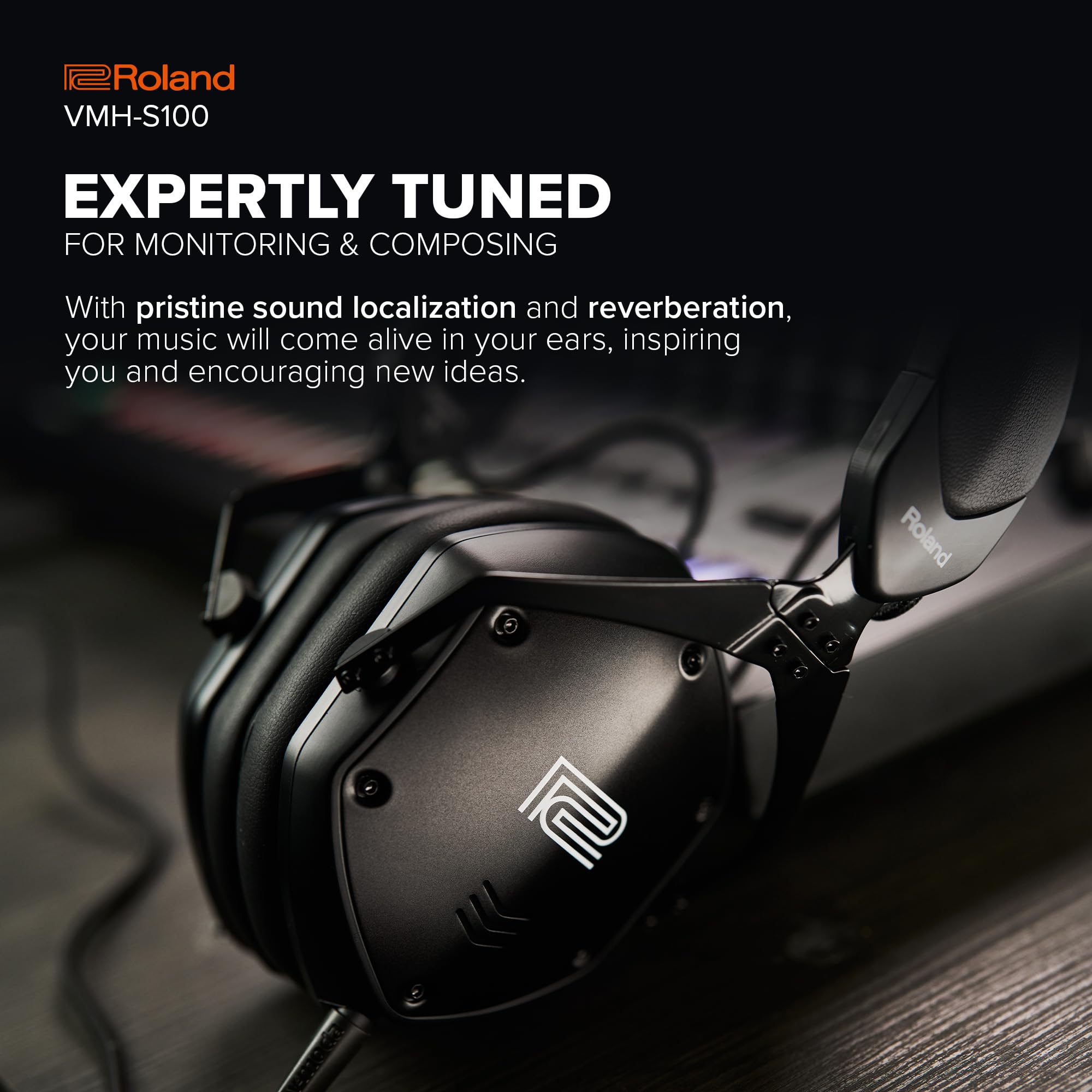 Cuffie Roland VMH-S100 Per Produzione Musicale - Alta Risoluzione, Isolamento Ottimo - Foto 5