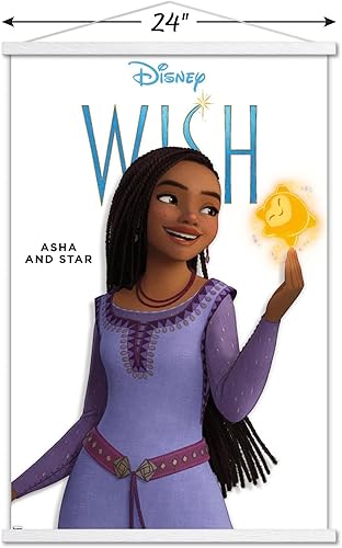 Miniatura 3 de Trends International Disney Wish Asha Feature Series - Póster de pared con marco magnético