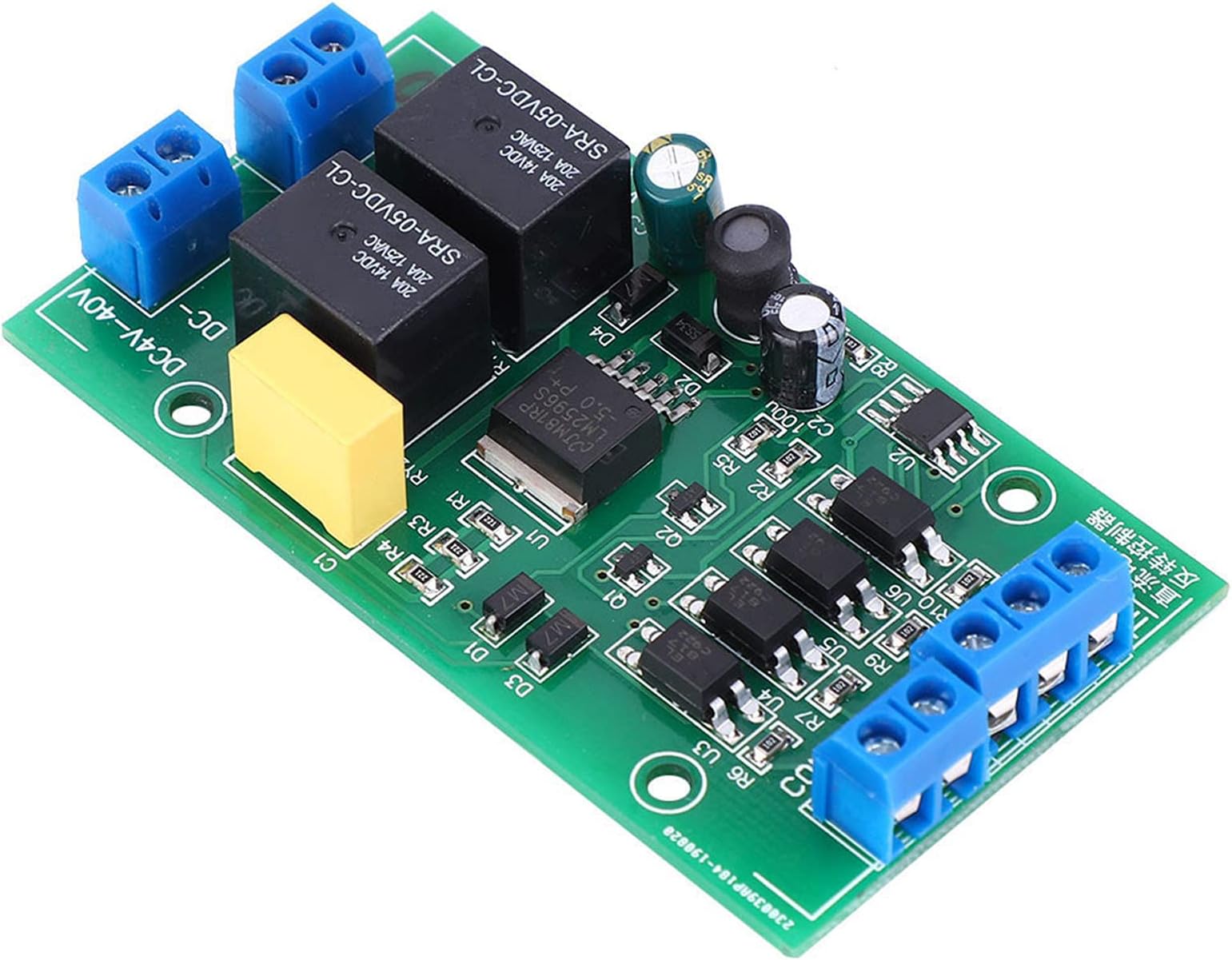 Keenso Forward/backward Rotation DC Motor Controller Low Power Consumption for Motor Parts 6.0 V ~ 40 V Wide Voltage for Home Use