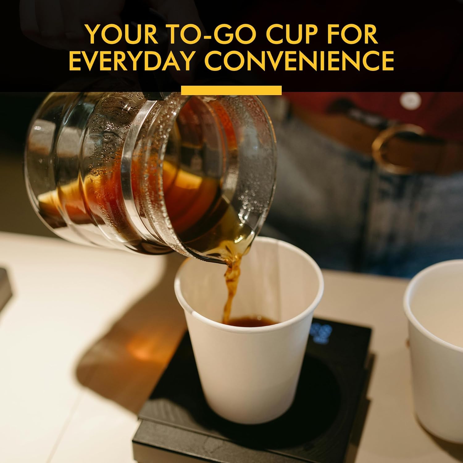 RACETOP 8 oz Disposable Coffee Cups [500 pack], Hot Coffee Cups 8 oz, Ideal for Office, Home, Party(500 pack) - Image 6