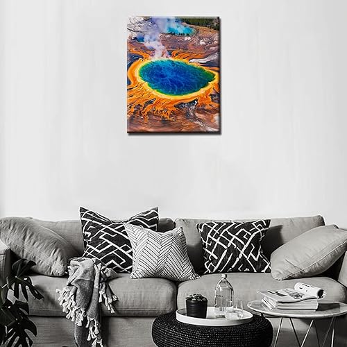 Miniatura 9 de Pintura enmarcada por números de The Rocky Mountain para adultos y niños, kit de pintura al óleo de Native America de 16 x 20 pulgadas, lago