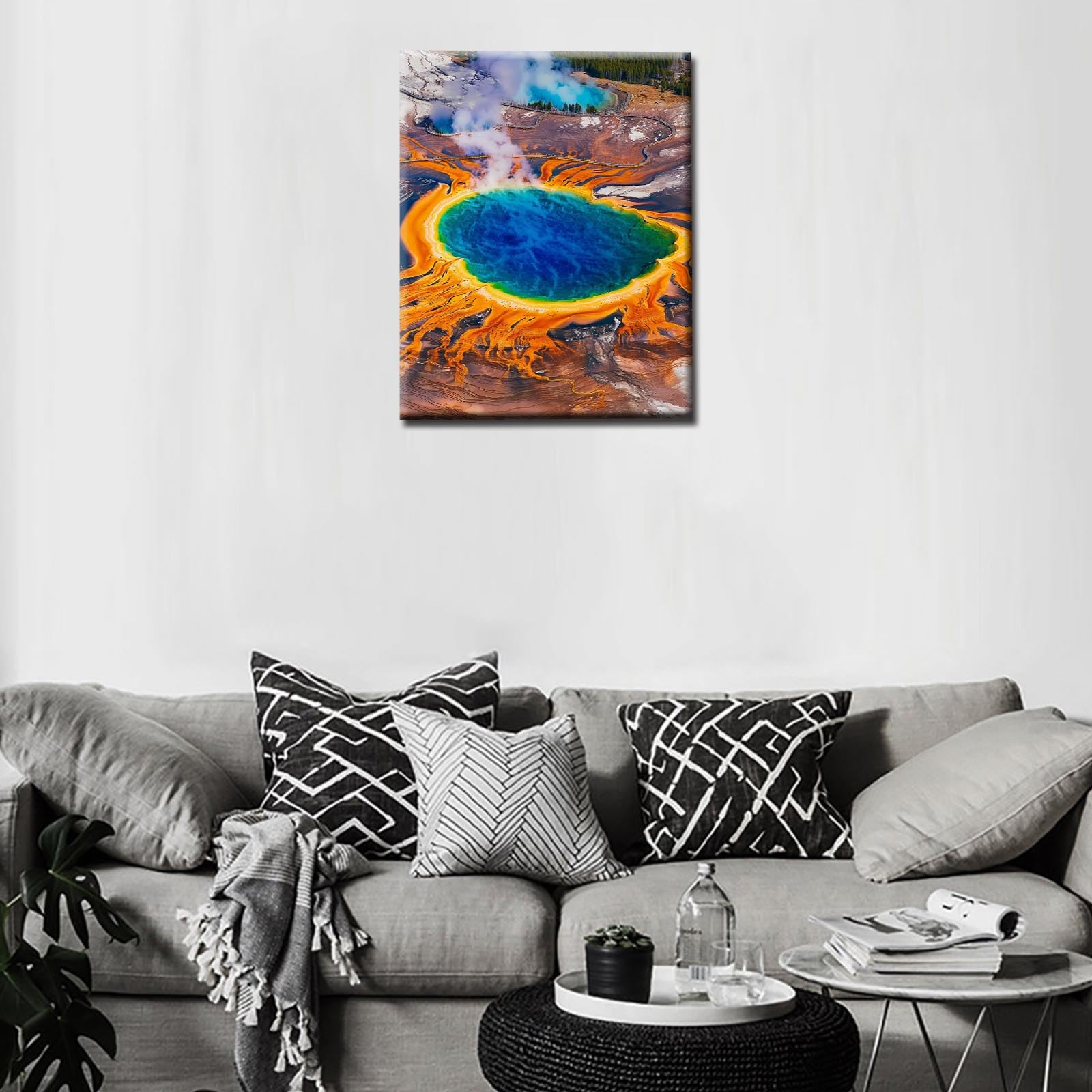 Amazon.com: Colorful Yellowstone Paint by Numbers Kits 16x20 inch