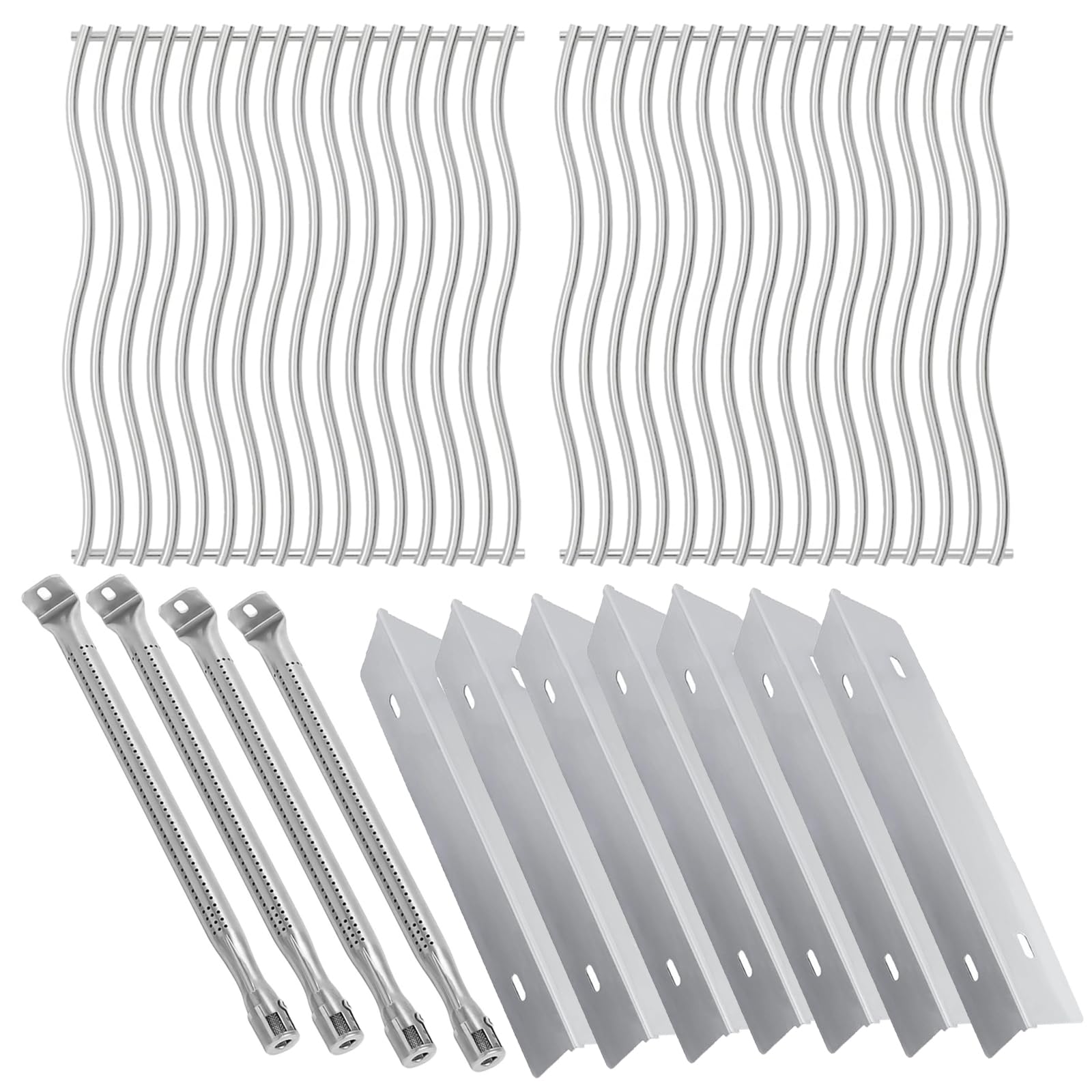 BQMAX Replacement Parts for Napoleon Built-in Prestige 500/Prestige 500 BIP500RB, P500PSS, P500RSIBNK-1, P500RSIBPSS, P500RSIBNSS-3, BIP500RBNSS-3 Cooking Grid, Burner and Heat Plate